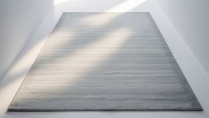 Fototapeta premium Chic soft beige rug