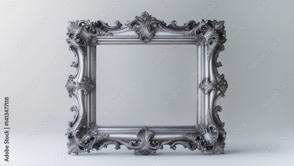 Poster elegant decorative frame on its own