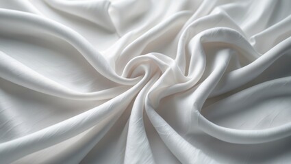 Obraz premium White fabric texture background abstract.