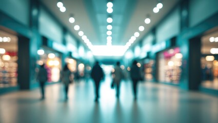 Fototapeta premium Defocused shopping mall for an abstract background