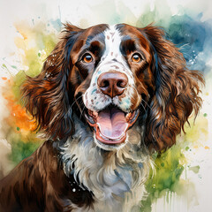Happy Springer Spaniel