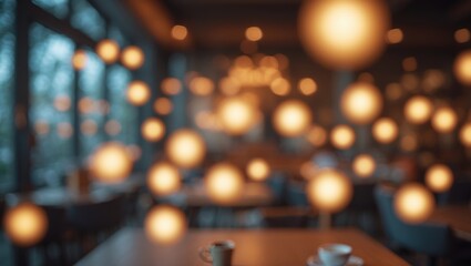 A blurred backdrop featuring stunning bokeh lights