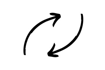 Up and down arrows isolated on transparent background 