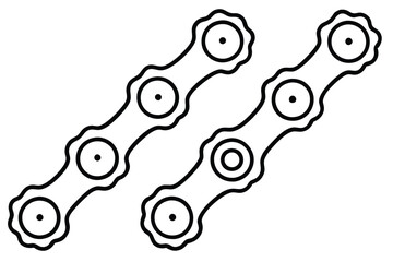 assorted timing chain types in 9 pcs set