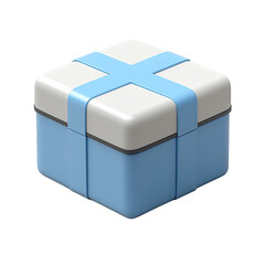 Volumetric illustration of a shipping box designed for efficient storage and transportation in modern logistics