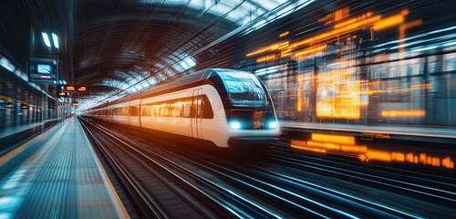 High-Speed Rail: A Futuristic Vision of Modern Transportation