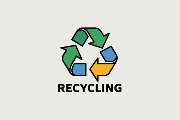 Recycling symbol icon