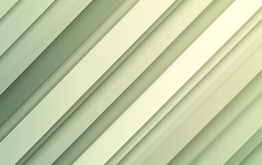 Obraz premium A background of diagonal lines in shades of light green and beige, creating an elegant gradient effect. The lines have soft edges for contrast with the background color, providing a modern aesthetic t