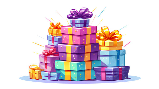 Professional Greeting Card Template with Happy Birthday Inscription for Celebratory Messages