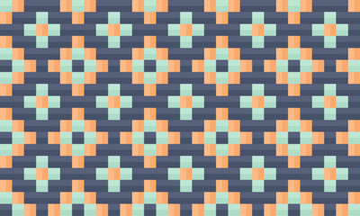 seamless traditional woven pattern called Anyaman