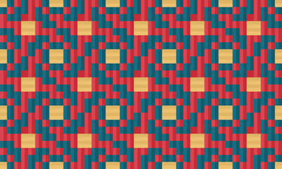seamless traditional woven pattern called Anyaman