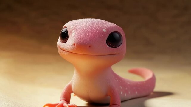 Pink Salamander Animation
