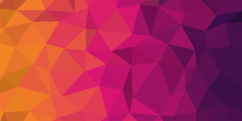 Blue, Purple, Pink Background With Triangle Pattern, Vector, Illustrations