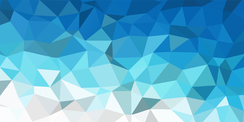 Blue White  Polygonal Mosaic Background, Vector illustration,  Creative  Business Design Templates