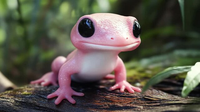 Pink Salamander Animation
