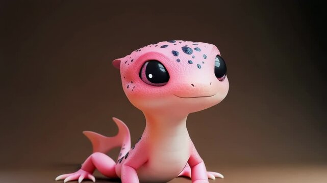 Pink Salamander Animation