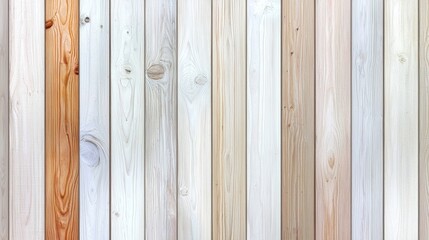 Obraz premium Versatile light wood plank texture background seamless pattern for design projects