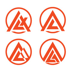 symbol with the letter A, logo