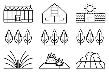 Nature Inspired Vegetative Growth Set
