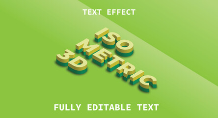 Editable Isometric 3D Text Effect