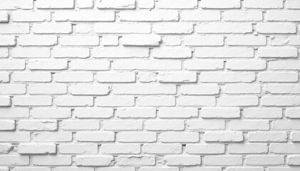 Fototapeta premium Grunge effect on a white brick surface with cracked and uneven appearance, rough, textured, weathered