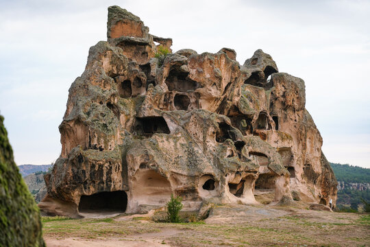 Rock Formations in Phrygian Valley, Eskisehir, Turkiye