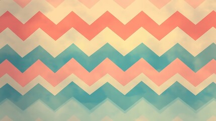 Pastel Chevron Pattern Background