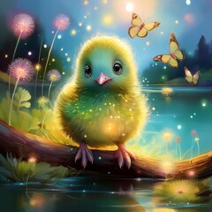 Niedlicher kleiner Kiwi