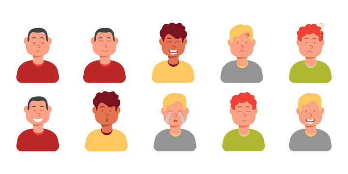 Human Face Expression Set