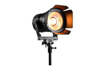 Professional studio light isolated on transparent background
