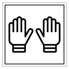 Two open hands graphic illustration indicating openness and communication concept