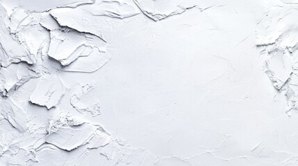 Crumpled white paper frame minimalist background design texture