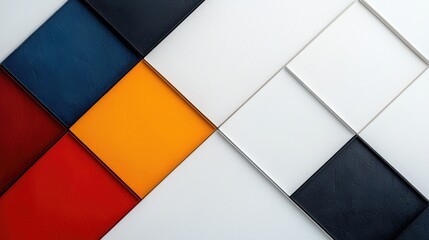 Vibrant color swatches geometric pattern texture background design