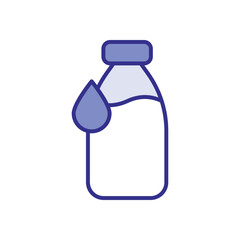 Milk icon vector stock illustration