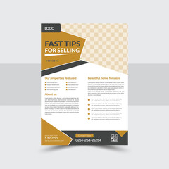 Elegant Real Estate Flyer Template | Customizable Property Promotion Design