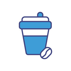 Coffee To Go icon vector stock illustration