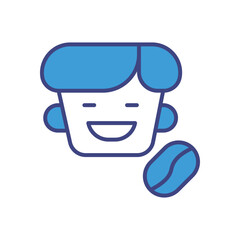 Barista icon vector stock illustration