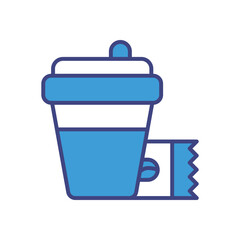 Coffee To Go icon vector stock illustration