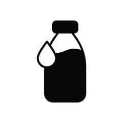 Milk icon vector stock illustration