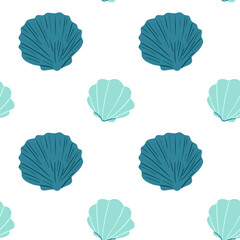 Colorful shell pattern design on white background suitable for various uses