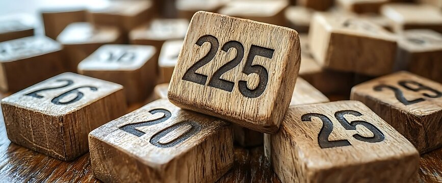 Wooden Number Blocks
