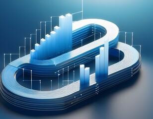 3Dフローチャートで視覚化するプロセス