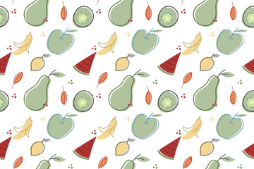 fresh spring fruit pattern, shirt pattern