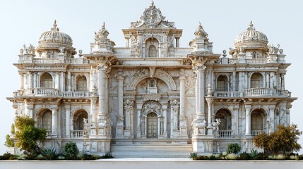 Fototapeta premium Ornate architectural masterpiece historical palace high resolution picture
