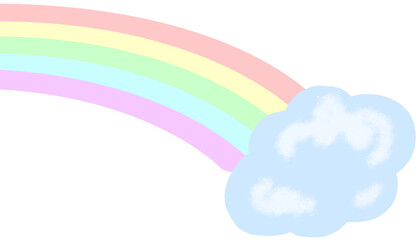 Colorful rainbow for apps and websites.