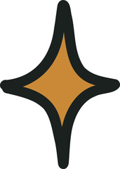 Abstract Yellow Star