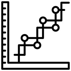 Line Chart  Icon