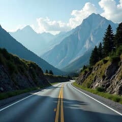 Picturesque roads and travel routes