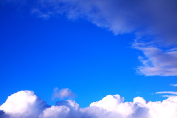 コピースペースのある青い空