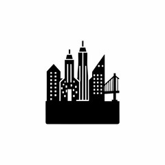 Obraz premium creative details Cityscape Icon Vector Illustration
